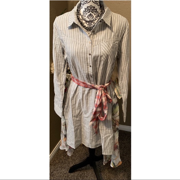 Tops - 3/$20 Bundle Stripped Front  Long Sleeve Top